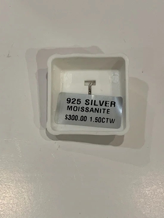 Sterling Silver .925 & Moissanite 1.50 CTW Starfish Pendant - Picture 7 of 10